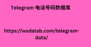 Telegram 电话号码数据库