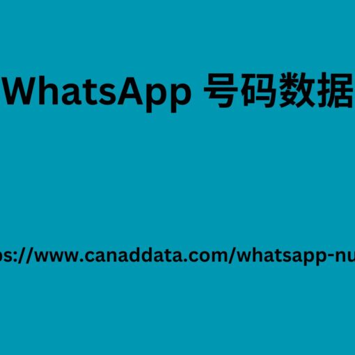 WhatsApp 号码数据