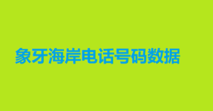 象牙海岸电话号码数据